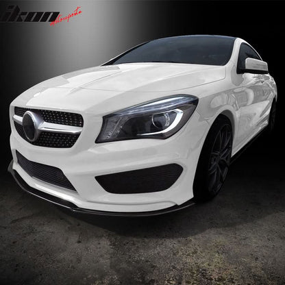 2014-2018 Mercedes-Benz C117 CLA Class Front Bumper Lip Matte Black