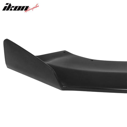 2012-2016 Tesla Model S Sedan IKON Black Front Bumper Lip Spoiler PU
