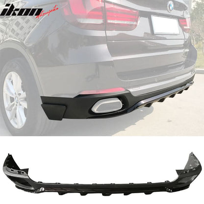 2014-2017 BMW F15 X5 Base MP Style Rear Kits + Muffler Tips S/S Chrome