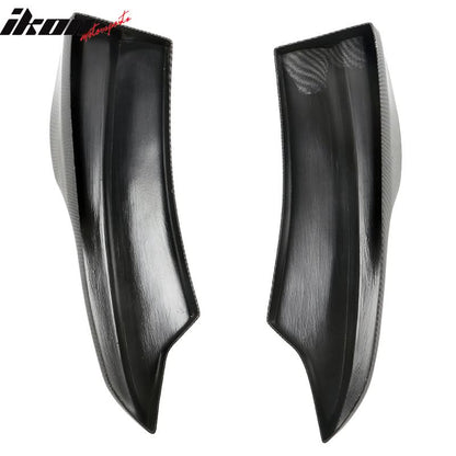 2020-2023 Dodge Charger IKON Matte Black Rear Bumper Side Apron PP