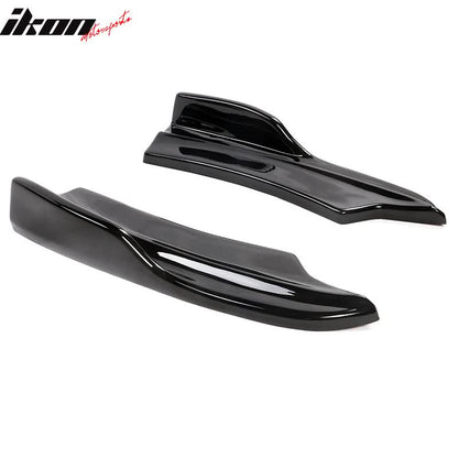 2020-2023 Dodge Charger IKON Matte Black Rear Bumper Side Apron PP