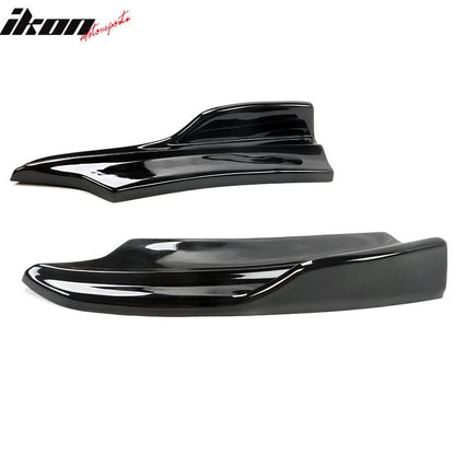 2020-2023 Dodge Charger IKON Matte Black Rear Bumper Side Apron PP
