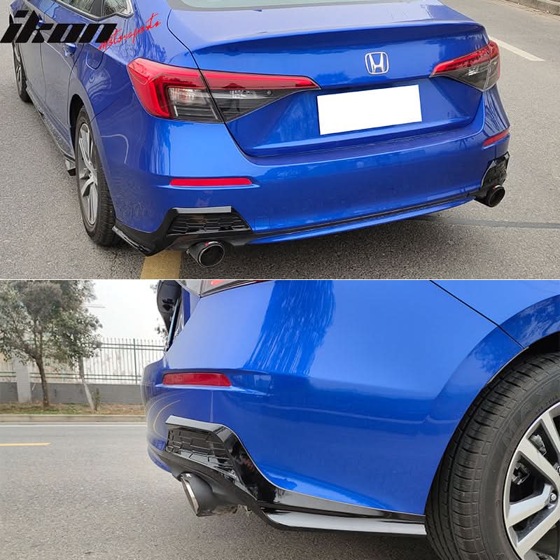 2022-2023 Honda Civic 4-Door MD Style Rear Bumper Lip PP