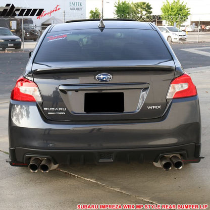 2015-2021 Subaru WRX STI MP Style Rear Bumper Lip Apron Spats ABS 2PC