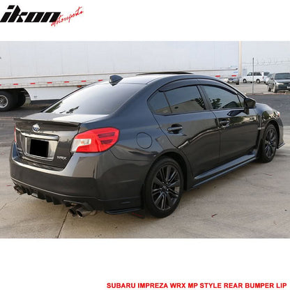 2015-2021 Subaru WRX STI MP Style Rear Bumper Lip Apron Spats ABS 2PC