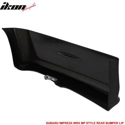 2015-2021 Subaru WRX STI MP Style Rear Bumper Lip Apron Spats ABS 2PC
