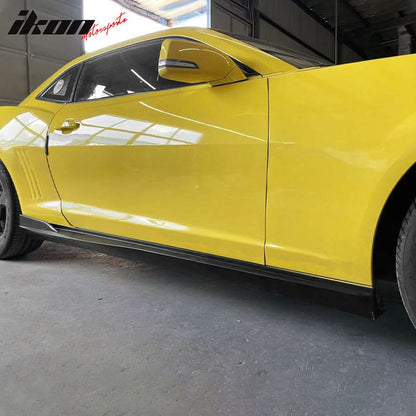 2010-2015 Chevy Camaro Rocker Style Add On Side Skirts Panel PP