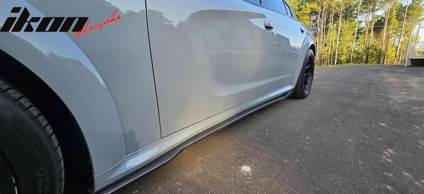2020-2023 Dodge Charger Widebody IKON Side Skirts Panel PP