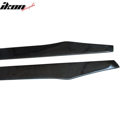 2012-2018 BMW 3 Series F30 CF Flat Bottom Line Side Skirt Extension