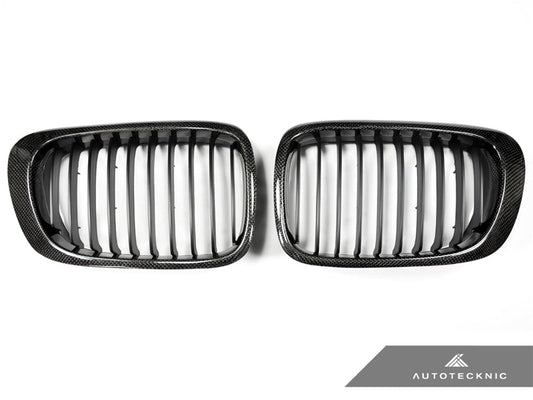 AutoTecknic Carbon Fiber Front Grille Set - E46 3-Series Coupe Pre-Facelift | M3