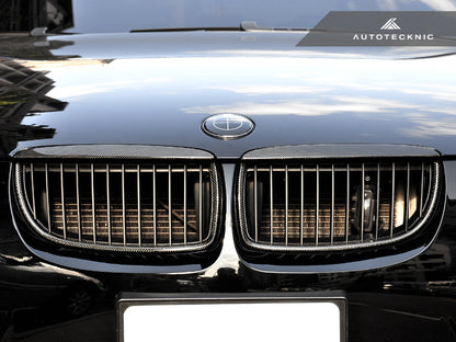 AutoTecknic Carbon Fiber Front Grille Set - BMW E90 Sedan | E91 Wagon | 3-Series