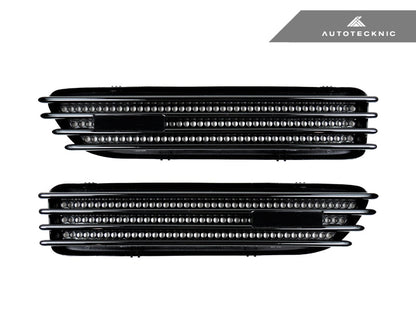 AutoTecknic Replacement Glazing Black Fender Gills - E46 M3