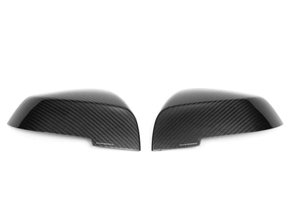 AutoTecknic Replacement Dry Carbon Mirror Covers - BMW E84 X1 | F20 1-Series | F22 2-Series | F30 3-Series | F32/ F36 4-Series | F87 M2