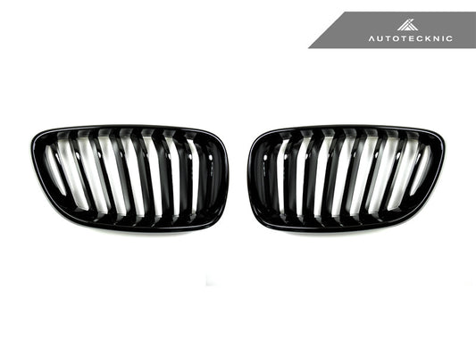 AutoTecknic Gloss Black Front Grille Set - F22 2-Series