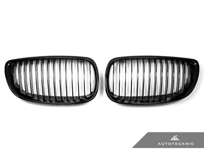 AutoTecknic Gloss Black Front Grille Set - E92/ E93 3-Series Pre-LCI (Including E9X M3)