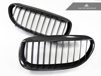 AutoTecknic Carbon Fiber Front Grille Set - E63/ E64 6-Series & M6