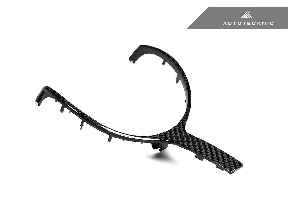 AutoTecknic Carbon Fiber M-Sport Steering Wheel Trim - BMW F15 X5 | F16 X6