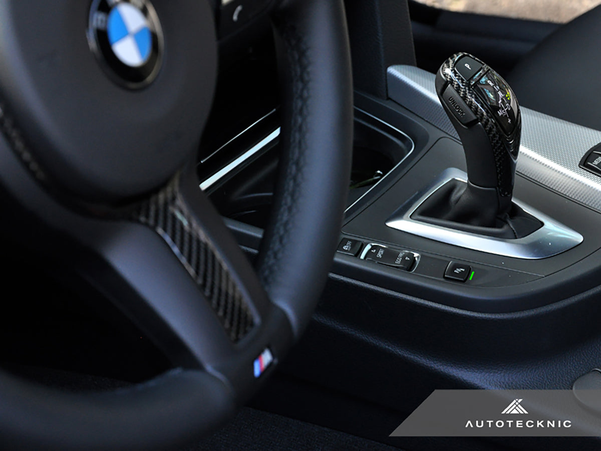 AutoTecknic Carbon Fiber Gear Selector Cover - BMW F15 X5 | F16 X6 Version II