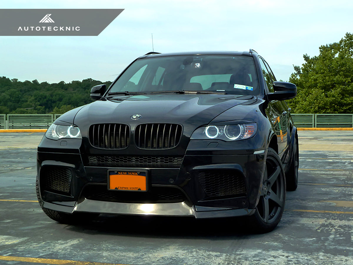 AutoTecknic Carbon Fiber Headlight Trim Set - BMW E70 X5 | X5M | E71 X6 | X6M