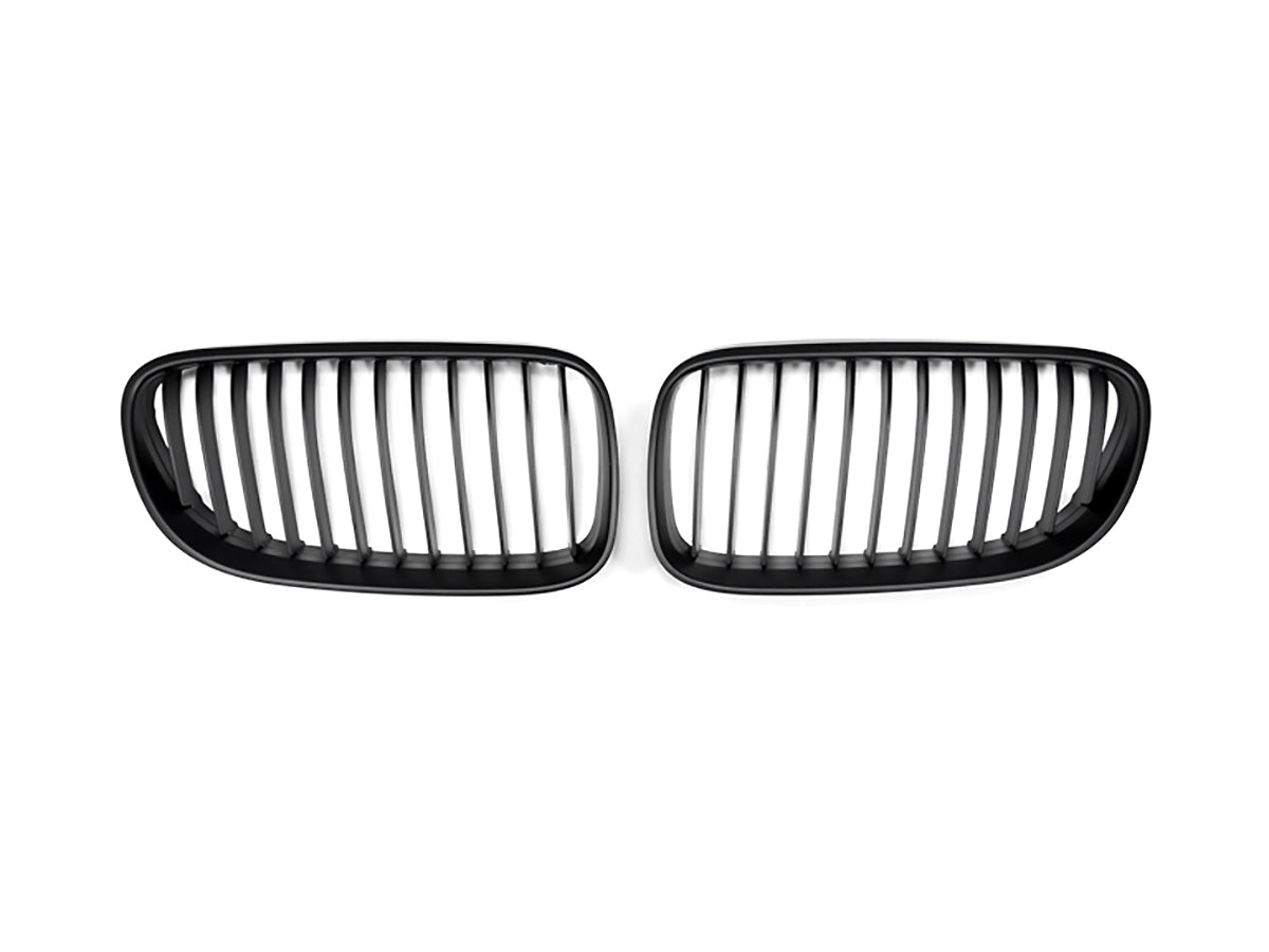 AutoTecknic Glazing Black Front Grille Set - BMW E92 Coupe | E93 Cabrio | 3-Series LCI