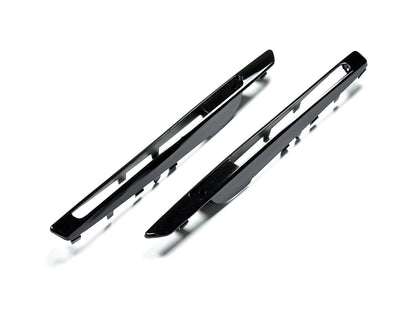 AutoTecknic Replacement Glazing Black Fender Gills - BMW E71 X6M