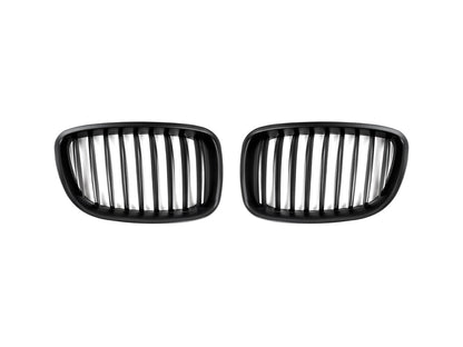 AutoTecknic Stealth Black Front Grille Set - BMW F07 5-Series Gran Turismo