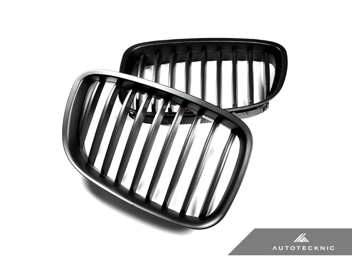 AutoTecknic Stealth Black Front Grille Set - BMW F07 5-Series Gran Turismo