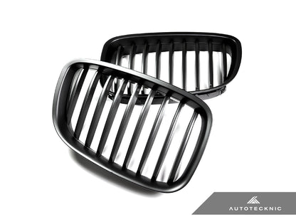 AutoTecknic Stealth Black Front Grille Set - BMW F07 5-Series Gran Turismo