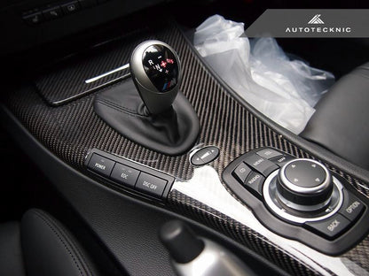 AutoTecknic Replacement Carbon Fiber Interior Center Console - BMW E90 M3 | E92 M3 | E93 M3