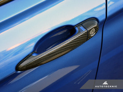 AutoTecknic Dry Carbon Fiber Door Handle Trims - E84 X1