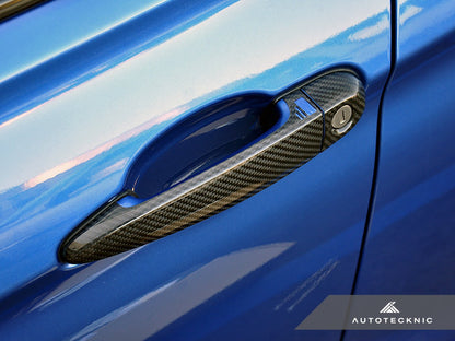 AutoTecknic Dry Carbon Fiber Door Handle Trims - BMW F22/ F23 2-Series