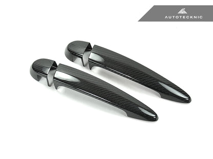 AutoTecknic Dry Carbon Fiber Door Handle Trims - BMW E84 X1