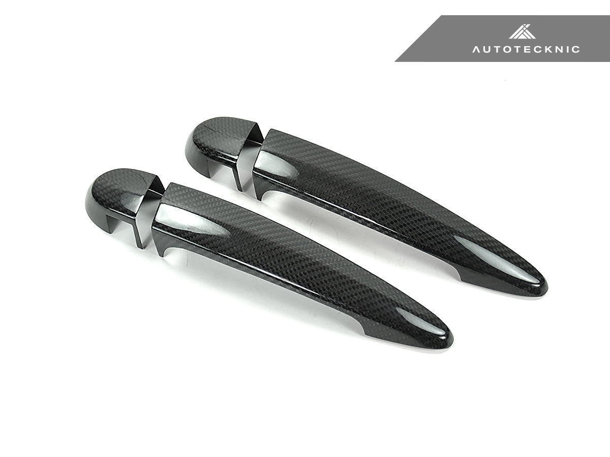 AutoTecknic Dry Carbon Fiber Door Handle Trims - BMW E70 X5M | E70 X5 | E71 X6M | E71 X6