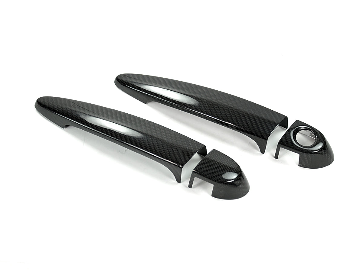 AutoTecknic Dry Carbon Fiber Door Handle Trims - BMW F30/ F31/ F34 3-Series