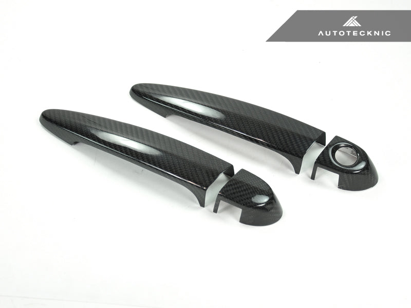 AutoTecknic Dry Carbon Fiber Door Handle Trims - BMW F87 M2 | M2 Competition