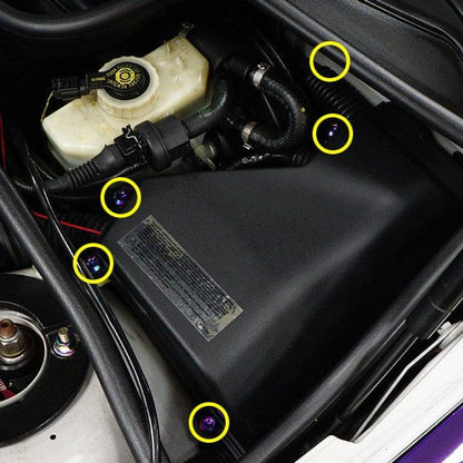 Stage 2 Titanium Hardware Engine Bay Kit - BMW E46 M3 (2000-2006)