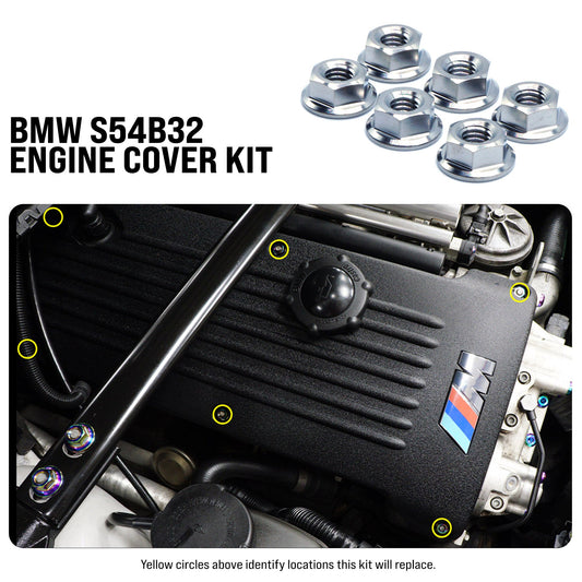 Titanium Hardware Engine Cover Kit - S54B32 Engine