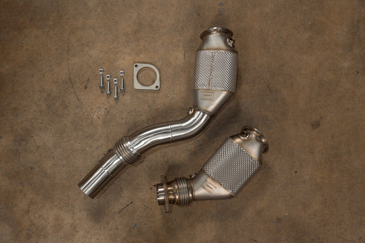 BMW F80/F82/F83/F87C M2C / M3 / M4 400 Cell Catted Downpipes