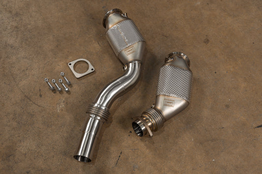 BMW F80/F82/F83/F87C M2C / M3 / M4 400 Cell Catted Downpipes