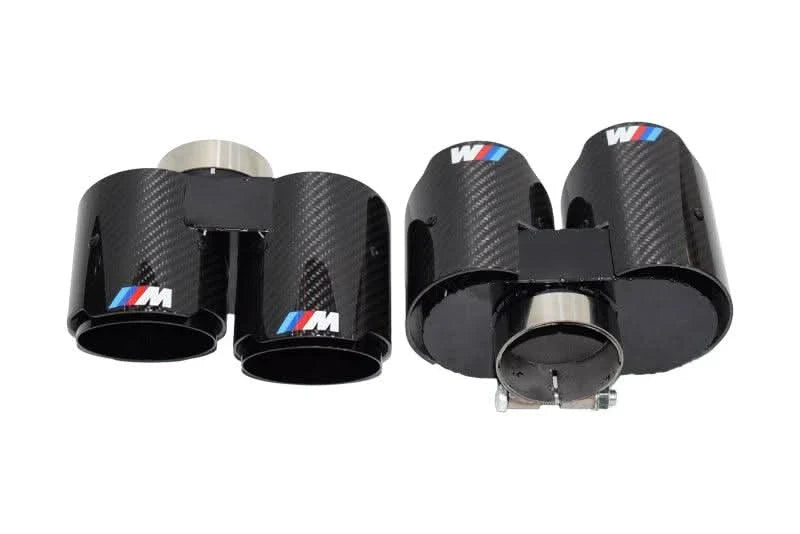 BMW 3/4 Series G20/G21 G22 G26 Carbon Fiber Dual Muffler Tips (2019+)