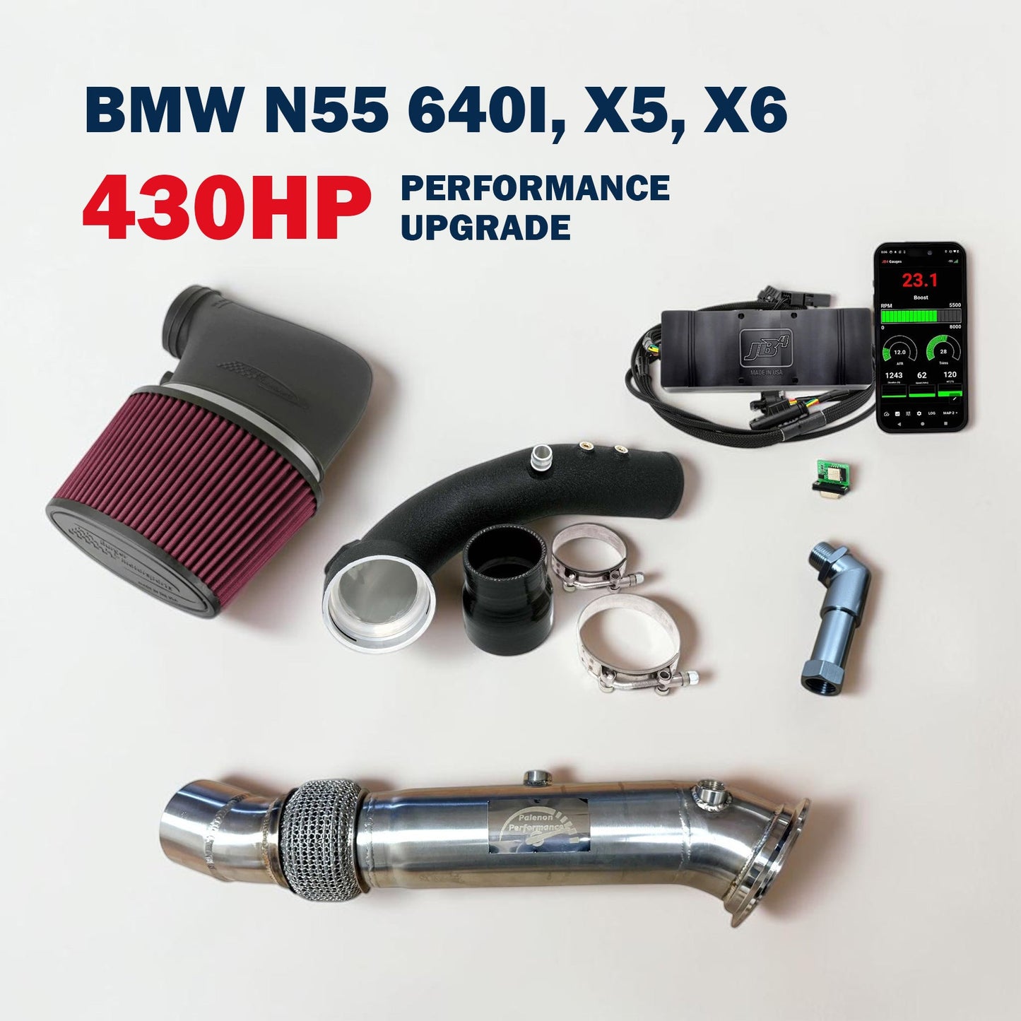 430HP Performance Upgrade For N55 BMW 535i, 640i, 740i, X5, X6 (F Chassis)