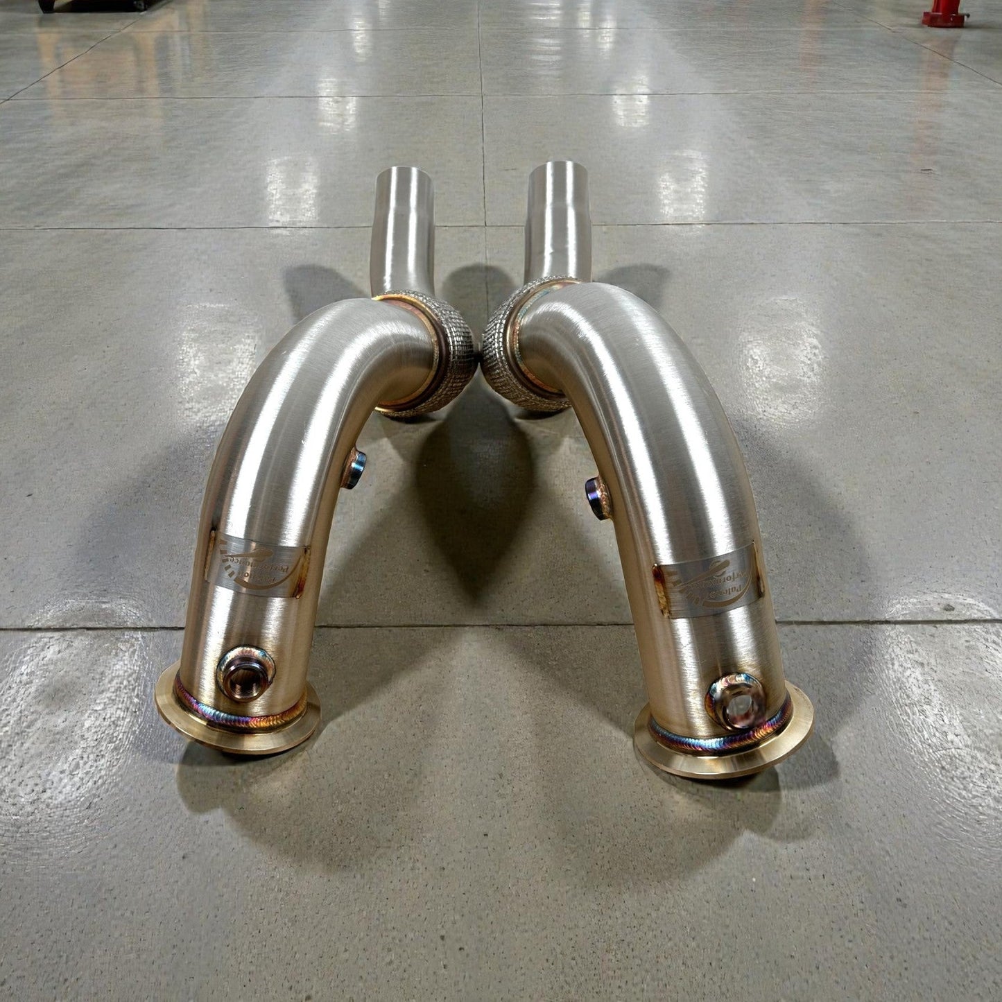 BMW N63 & N63TU Catless Race Downpipes for 550i, 650i, 750i, Alpina B6 B7 (F Chassis)