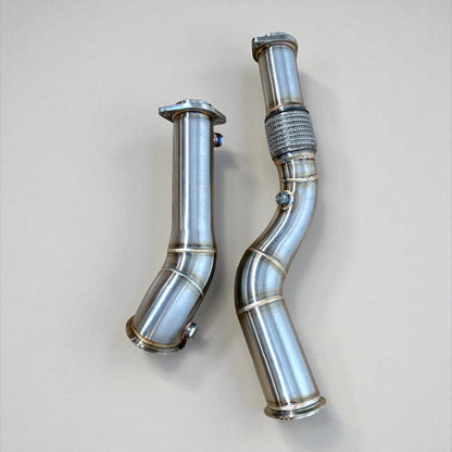 3.5 Inch S58 Race Downpipe For BMW M3 G80, M2 G87, M4 G82, M4 G83