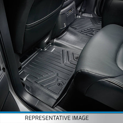 SMARTLINER Floor Liners for 2019 Silverado 1500 LD/ GMC Sierra 1500 LD Double Cab (Over the Hump Coverage)