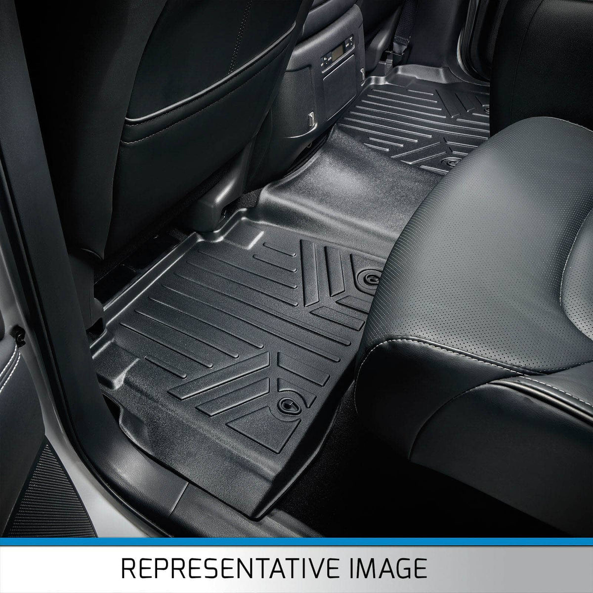 SMARTLINER Floor Liners for Double Cab 2014-2018 Silverado/Sierra 1500 - 2015-2021 2500/3500 HD