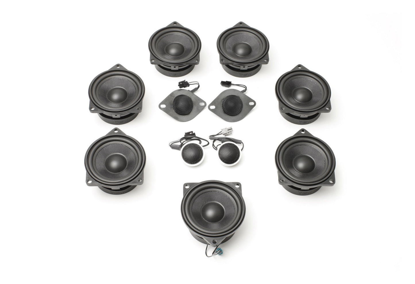 BACKORDERED - SHIPS SECOND HALF OF JULY - RECOMMEND YOU ORDER NOW, LIMITED FUTURE INVENTORY - Stage One BMW Speaker Upgrade for E60/E61 Sedan/Wagon with Premium Top Hi-Fi