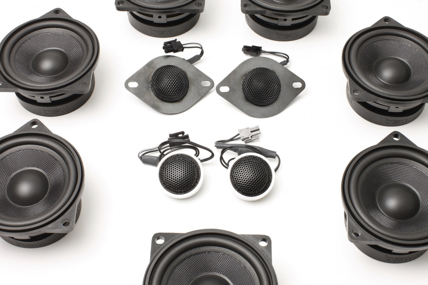 BACKORDERED - SHIPS SECOND HALF OF JULY - RECOMMEND YOU ORDER NOW, LIMITED FUTURE INVENTORY - Stage One BMW Speaker Upgrade for E60/E61 Sedan/Wagon with Premium Top Hi-Fi