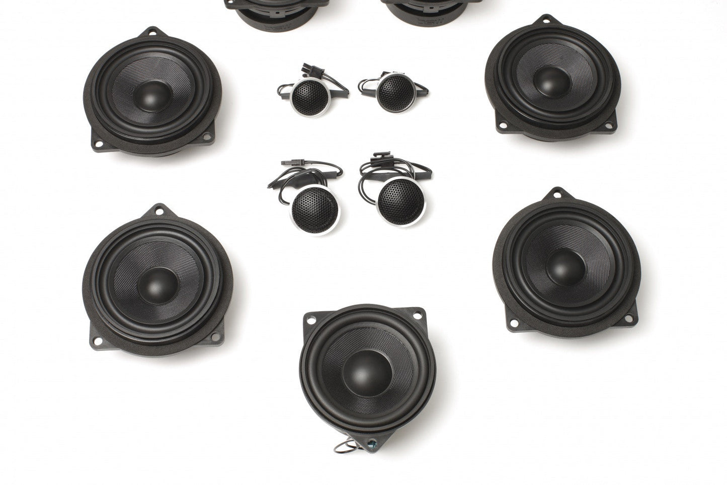 BACKORDERED - SHIPS SECOND HALF OF JULY - RECOMMEND YOU ORDER NOW, LIMITED FUTURE INVENTORY - Stage One BMW Speaker Upgrade for E63 Coupe with Premium Top Hi-Fi