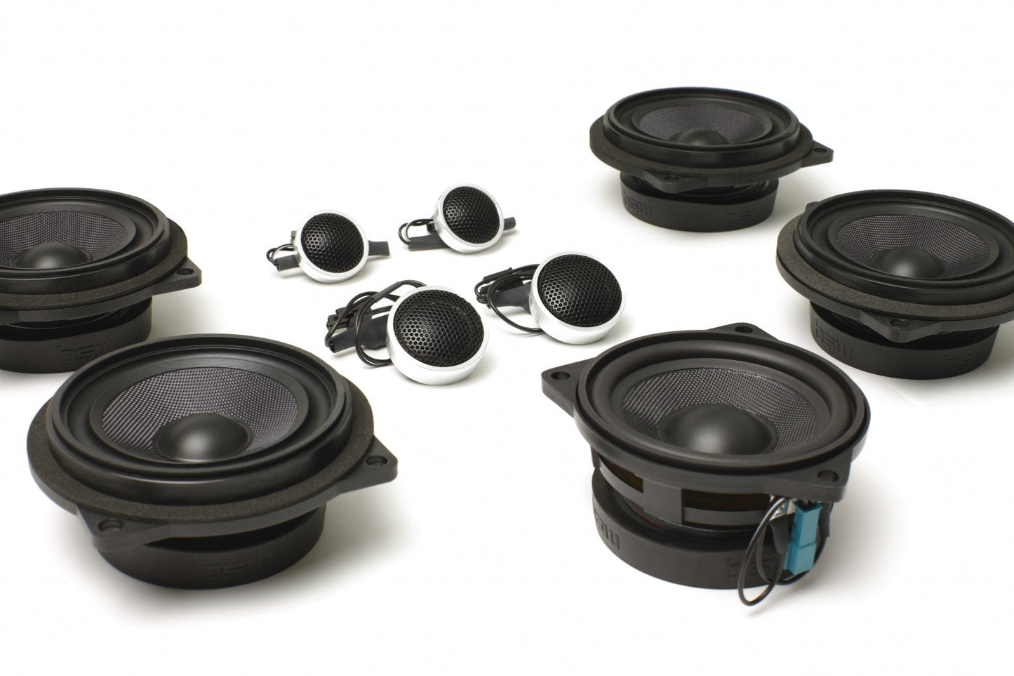 BACKORDERED - SHIPS SECOND HALF OF JULY - RECOMMEND YOU ORDER NOW, LIMITED FUTURE INVENTORY - Stage One BMW Speaker Upgrade for E64 Convertible with Premium Top Hi-Fi