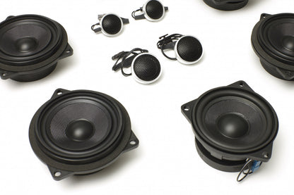 BACKORDERED - SHIPS SECOND HALF OF JULY - RECOMMEND YOU ORDER NOW, LIMITED FUTURE INVENTORY - Stage One BMW Speaker Upgrade for E64 Convertible with Premium Top Hi-Fi